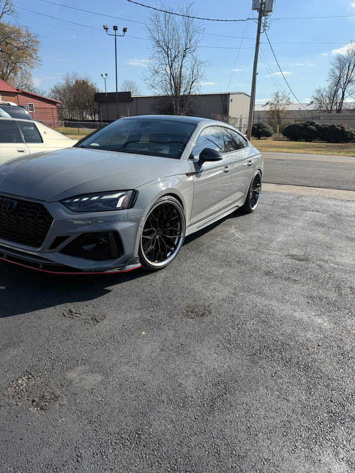 22” AZAD Gloss Black with Chrome Lip 5x112 For AUDI RS5 RS6 RS7 S8 A8 Q8 Q7