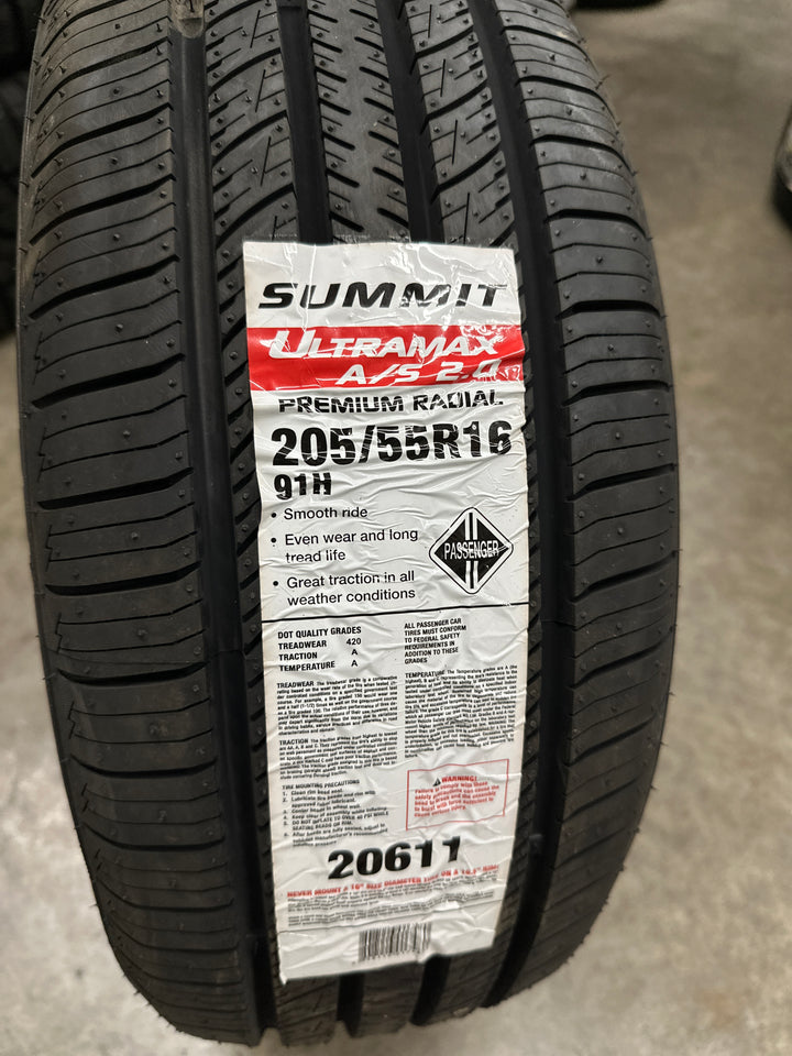 205/55R16 ULTRAMAX A/S 2.0