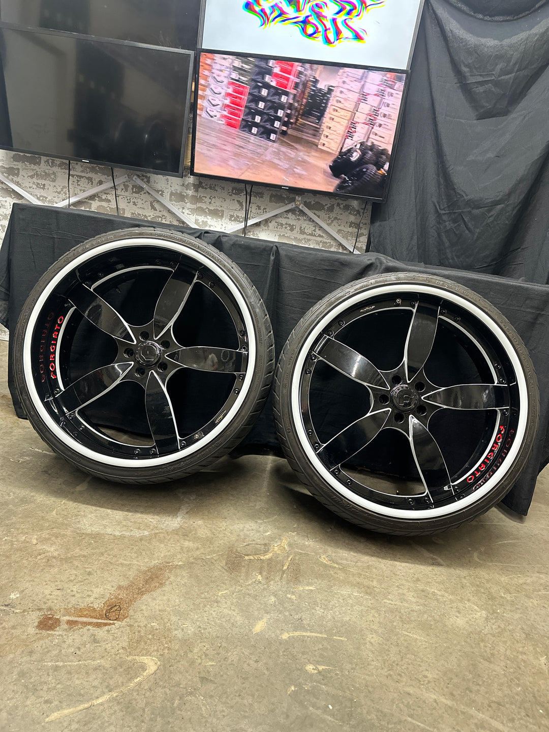 24X9/10 5X115 STAGGERED FORGIATO'S FOR DODGE CHARGER CHALLENGER 392 HELLCAT DAYTONA