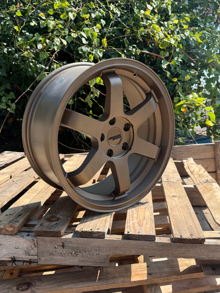 Katana 18" KR08 MATTE BRONZE 5x114.3 FOR INFINITY G35 G37 LEXUS IS300 IS350 LS400 RX300 HONDA ACCORD CIVIC PILOT TOYOTA CAMRY KIA STINGGER K5