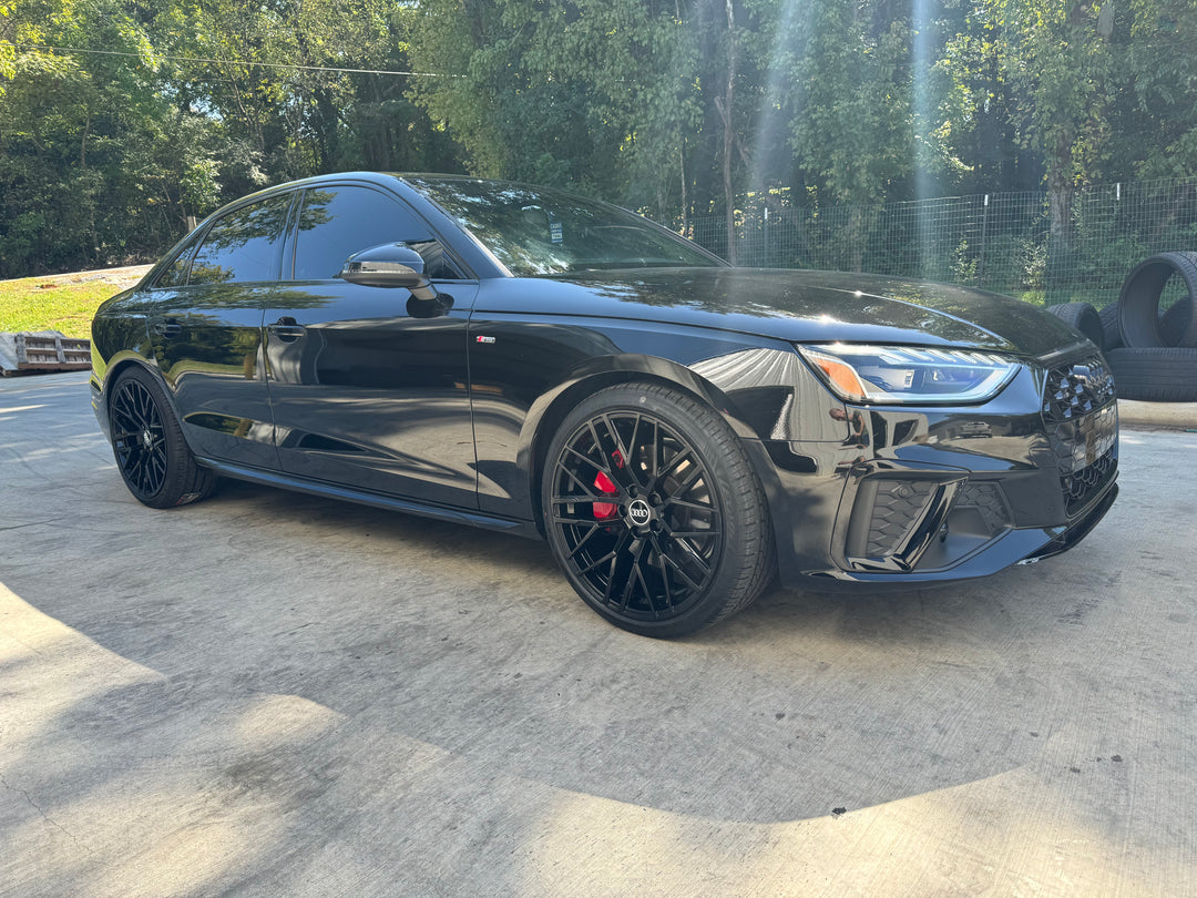 20" 623 Audi RS STYLE WHEELS IN GLOSS BLACK FITS AUDI A4 S4 RS4 A5 S5 RS5 A6 S6 RS6 A7 A8 Q3 SQ3 Q5 SQ5 Q7 SQ7