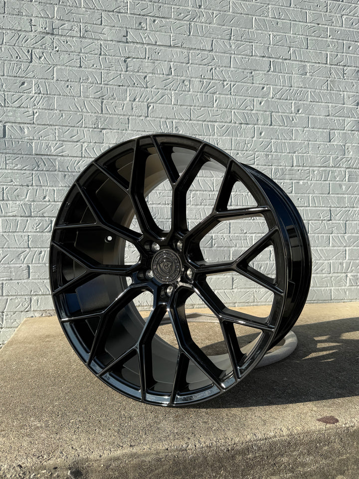 19" DOLCE PISTA BLACK 5X120 CADILLAC CT5 CT6 ATS  2008-UP CTS BMW Series 3 5 6 2010^ 750 750LI