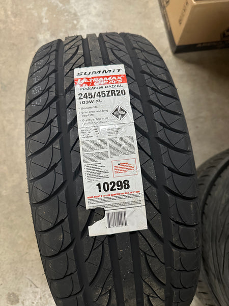 245/45R20 Summit UltraMax A/S
