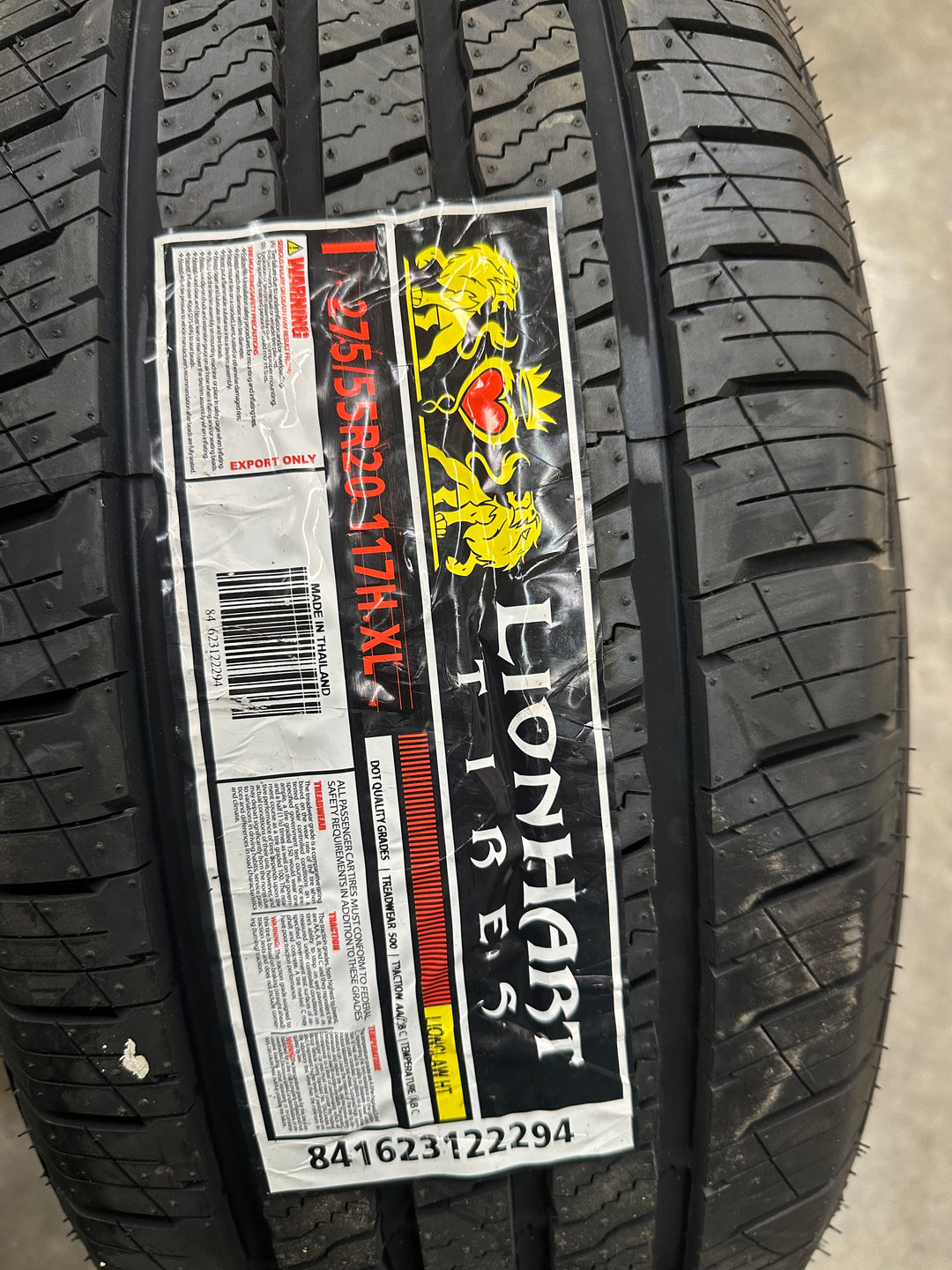 275/55R20 LionHart-Lion Claw H/T