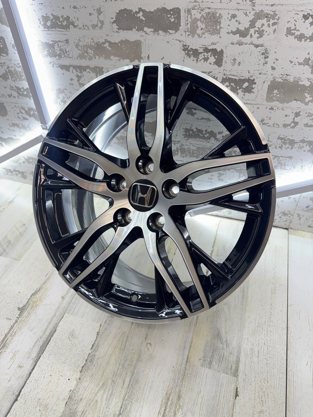 17” 18”  HONDA STYLE W315 WHEELS GLOSS BLACK MACHINE 5x114.3 FOR HONDA ACCORD CIVIC CROSSTOUR CRV