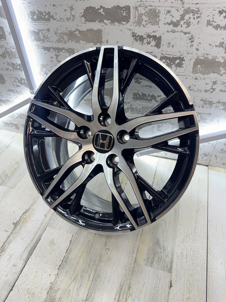 17” 18”  HONDA STYLE W315 WHEELS GLOSS BLACK MACHINE 5x114.3 FOR HONDA ACCORD CIVIC CROSSTOUR CRV
