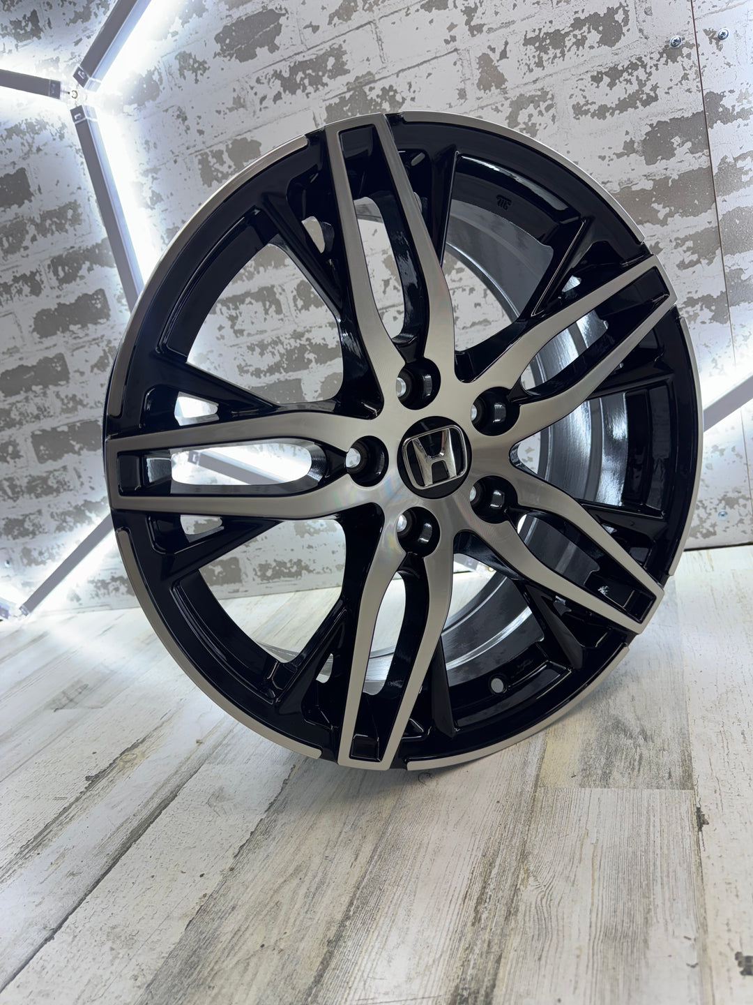 17” 18”  HONDA STYLE W315 WHEELS GLOSS BLACK MACHINE 5x114.3 FOR HONDA ACCORD CIVIC CROSSTOUR CRV