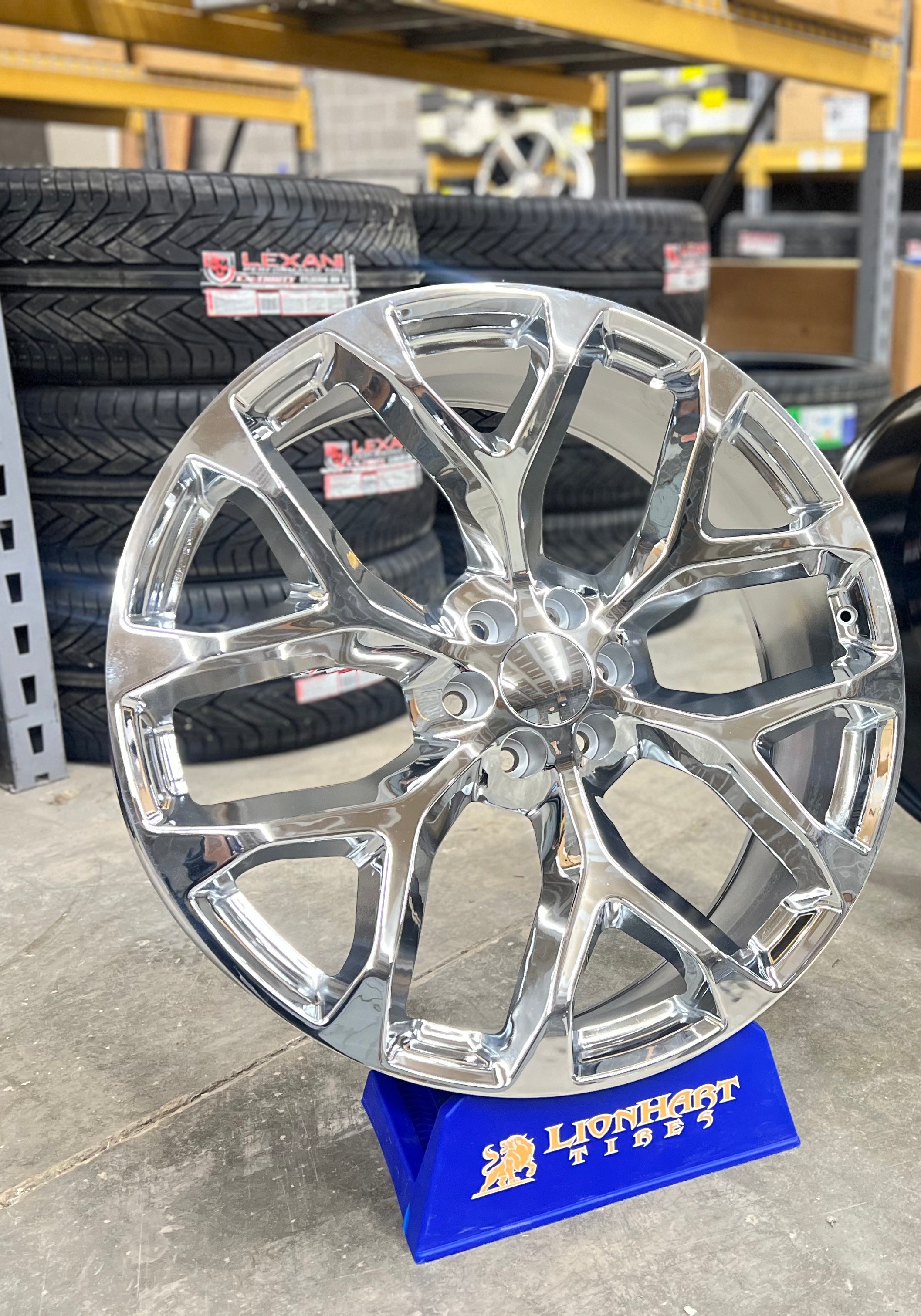 20” 22” 24” 26” 30” Chrome Snowflake REPS 6X139.7 6x5.5 FITS CADILLAC ...