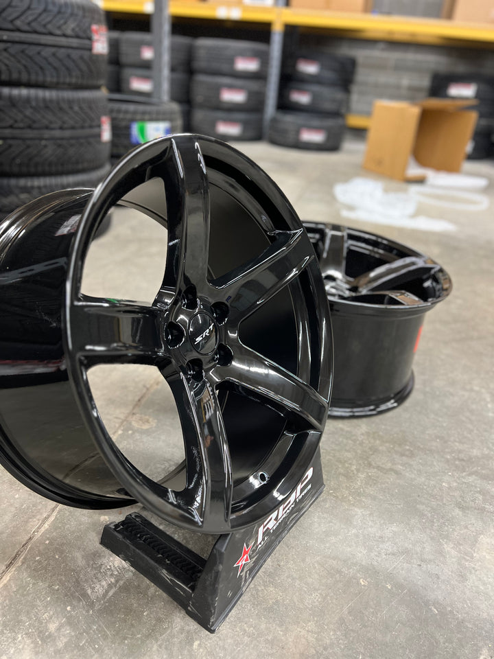 20" Dodge Charger / Challenger SRT 576 style wheels in gloss black 5x115 Fits non wide body challenger charger 300