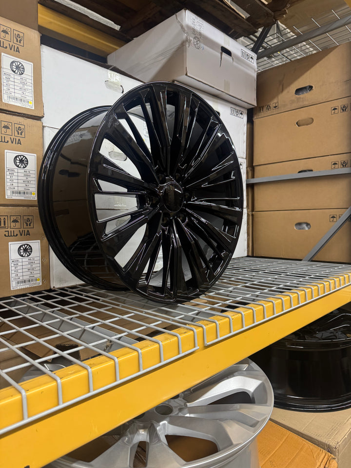 20” 22” 24” 26” RS42 REPS 6X139.7 6x5.5 FITS CADILLAC ESCALADE DENALI YUKON CHEVY SILVERADO TAHOE SUBURBAN INFINITY QX80 DODGE RAM 1500 JEEP WAGONEER NISSAN TITAN
