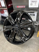 22" Ford F150, Expedition and Lincoln FD03 F150 Platinum Style Rep Wheels in Gloss Black