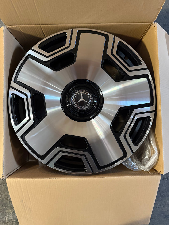 22" Mercedes Benz XL CAP WHEELS 5x112 FOR E E350 E500 CLS, 4MATIC S550 S560 S580 GLA GLC GLE EQB EQS