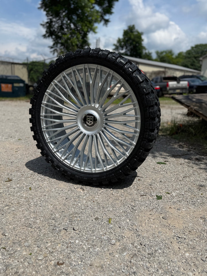 26" TIS  507 BRUSHED 6x139 FITS CADILLAC ESCALADE DENALI YUKON CHEVY SILVERADO TAHOE SUBURBAN INFINITY QX80 DODGE RAM 1500 JEEP WAGONEER NISSAN TITAN