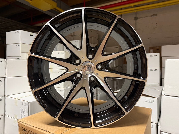 18" 5x114.3 FOR LEXUS ES GS RX300 HUNDI FORD MUSTANG EXPLORER INFINITY G35 G37 TESLA MODLE 3 MODLE Y KIA K5 STINGER TOYOTA CAMRY AVALON NISSAN ALTIMA MAXIMA 2016^ Chevy MALIBU 2000-2013 IMPALA &amp; MONTECARLO