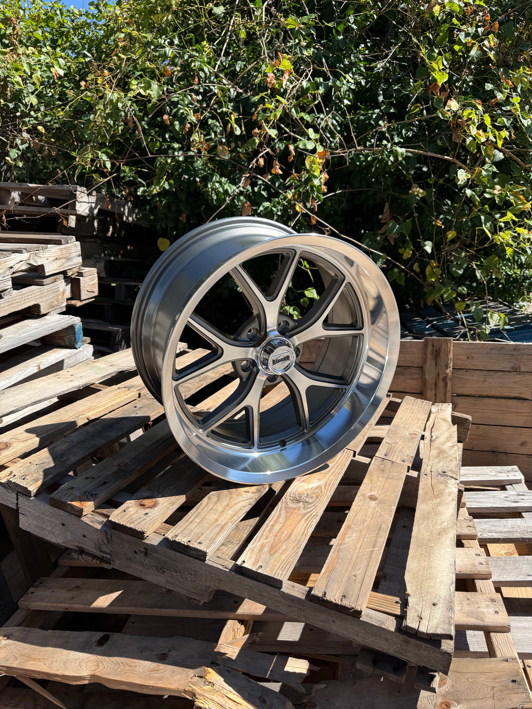 20" Ridler 661 Gloss Grey With Diamond Cut Face And Lip FITS 5 LUG GMC YUKON CHEVY SUBURBAN SIERRA 1500 C10 OBS TAHOE BUBBLE &amp; DONK CAPRICE IMPALA