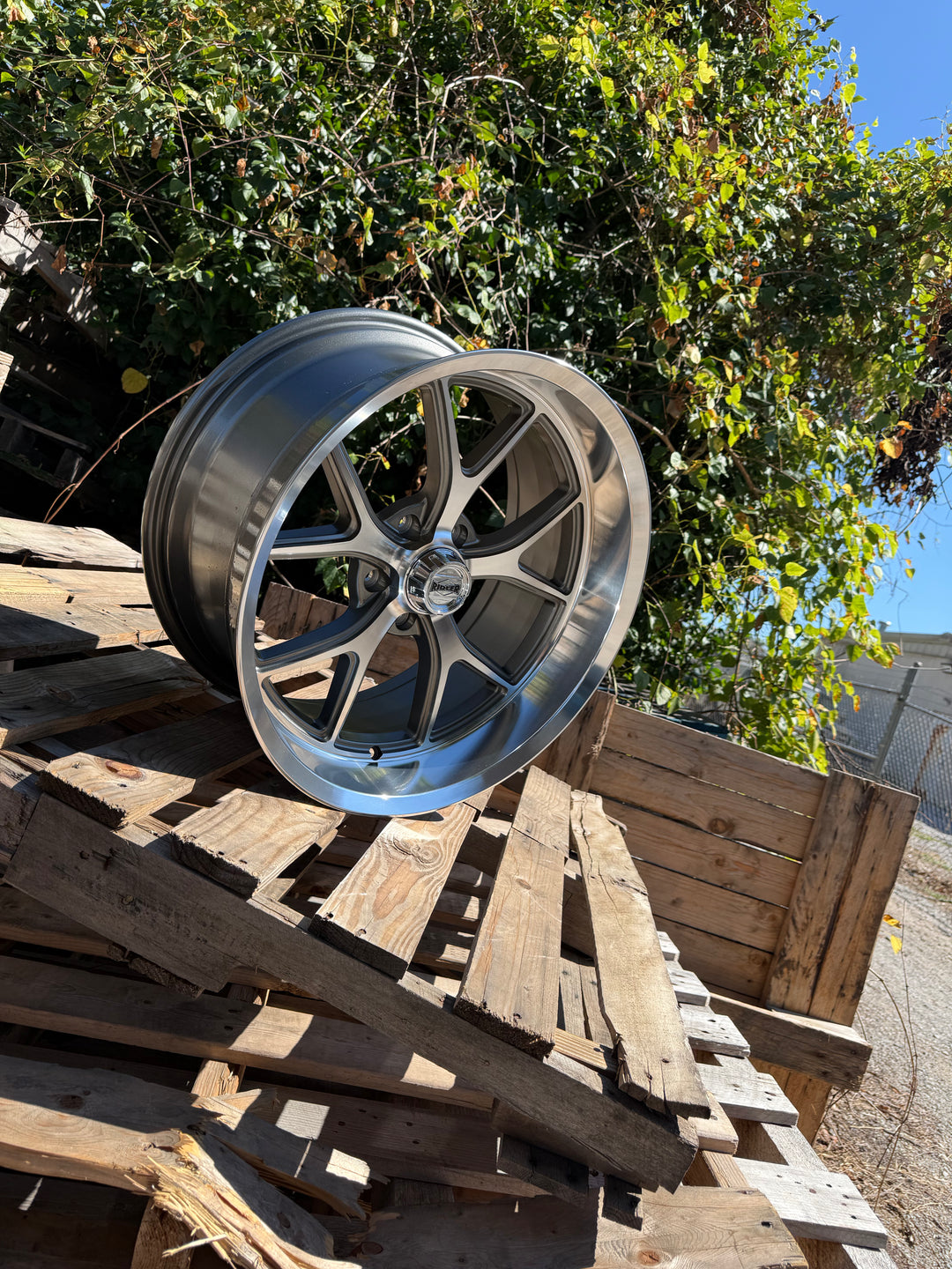 20" Ridler 661 Gloss Grey With Diamond Cut Face And Lip FITS 5 LUG GMC YUKON CHEVY SUBURBAN SIERRA 1500 C10 OBS TAHOE BUBBLE &amp; DONK CAPRICE IMPALA