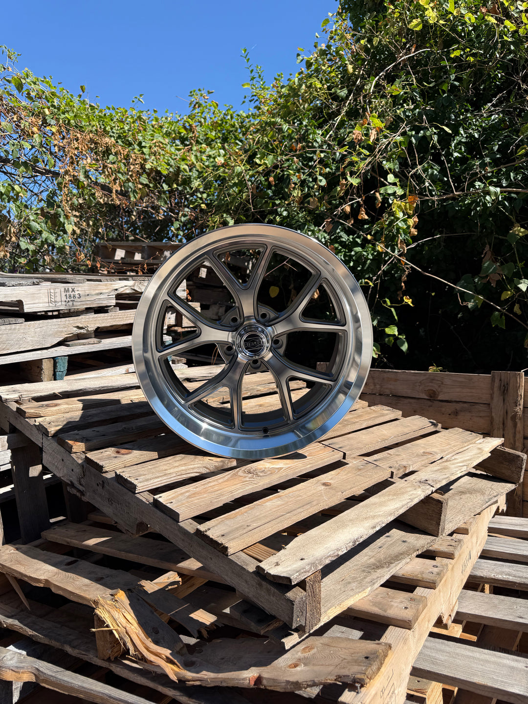 20" Ridler 661 Gloss Grey With Diamond Cut Face And Lip FITS 5 LUG GMC YUKON CHEVY SUBURBAN SIERRA 1500 C10 OBS TAHOE BUBBLE &amp; DONK CAPRICE IMPALA