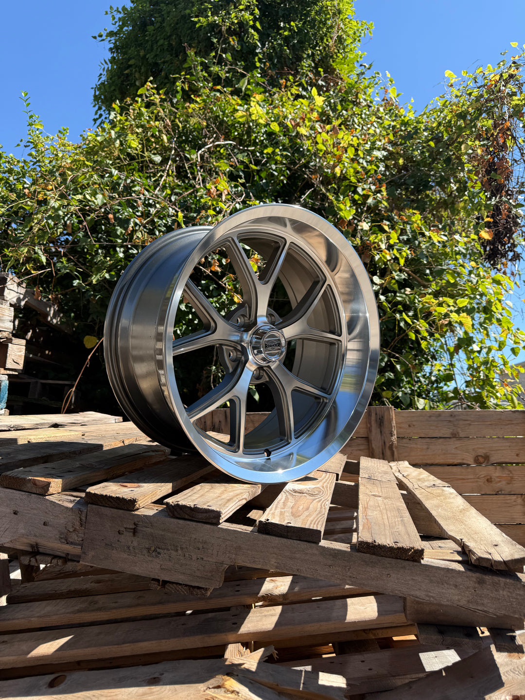 20" Ridler 661 Gloss Grey With Diamond Cut Face And Lip FITS 5 LUG GMC YUKON CHEVY SUBURBAN SIERRA 1500 C10 OBS TAHOE BUBBLE &amp; DONK CAPRICE IMPALA