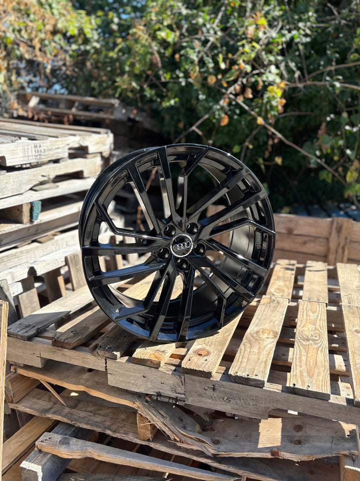 18” 20" W650 Audi STYLE WHEELS IN GLOSS BLACK FITS AUDI A4 S4 RS4 A5 S5 RS5 A6 S6 RS6 A7 S7 A8 S8 Q3 SQ3 Q5 SQ5 Q7 SQ7