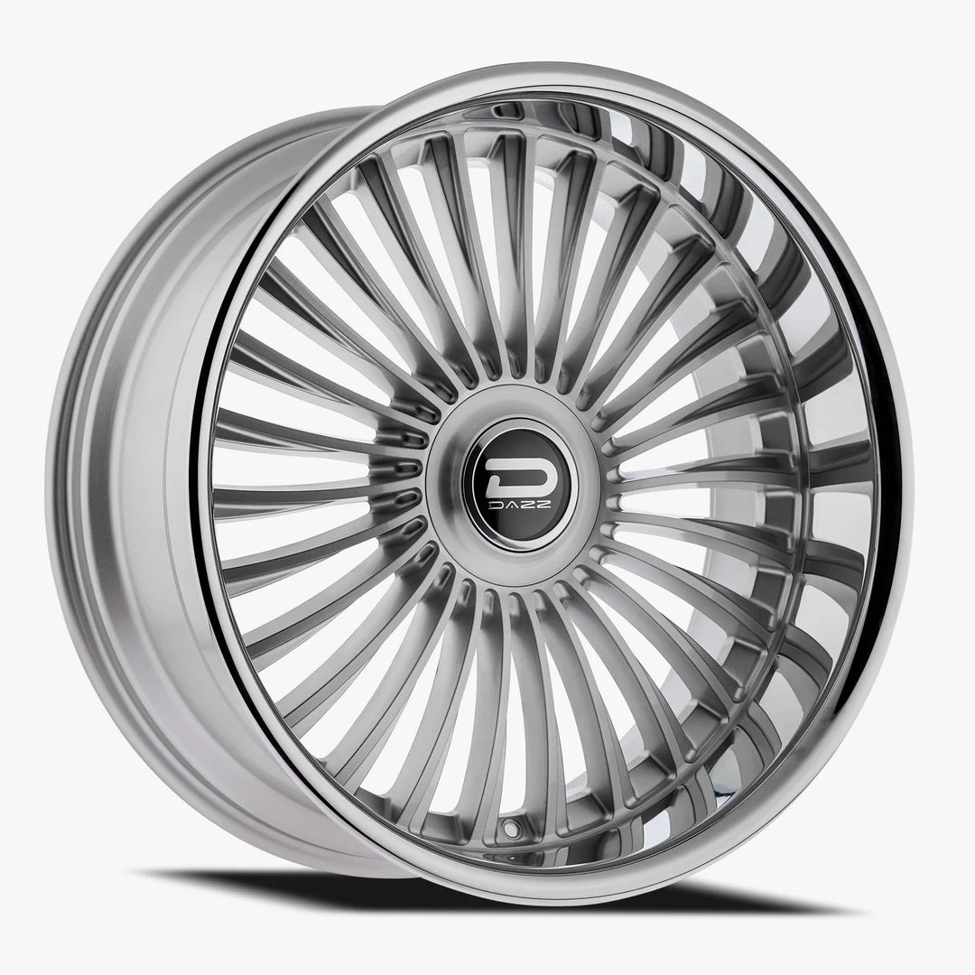 24" Brushed Cast Wheels 5X120 5x127 STAGGERED FOR BOX DONK CAPRICE IMPALA CAMARO CHEVELLE CUTLASS MONTE CARLO GMC YUKON CHEVY SUBURBAN SIERRA 1500 C10 TAHOE