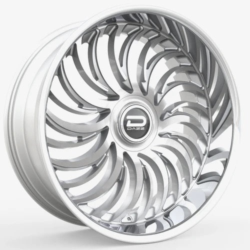 24" Brushed Cast Wheels 5X120 5x127 STAGGERED FOR BOX DONK CAPRICE IMPALA CAMARO CHEVELLE CUTLASS MONTE CARLO GMC YUKON CHEVY SUBURBAN SIERRA 1500 C10 TAHOE