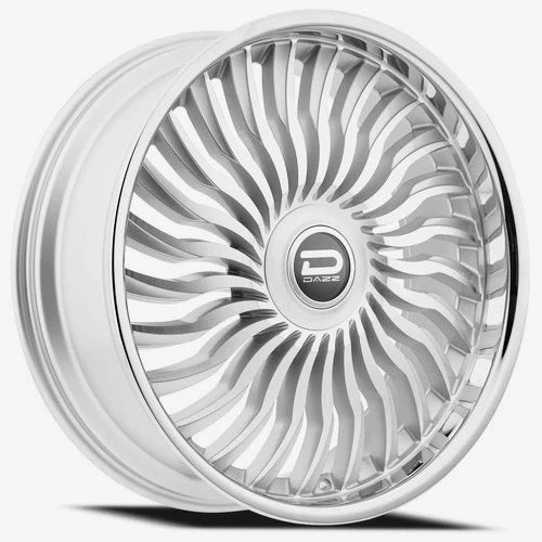 24" Brushed Cast Wheels 5X120 5x127 STAGGERED FOR BOX DONK CAPRICE IMPALA CAMARO CHEVELLE CUTLASS MONTE CARLO GMC YUKON CHEVY SUBURBAN SIERRA 1500 C10 TAHOE