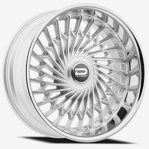 24" Brushed Cast Wheels 5X120 5x127 STAGGERED FOR BOX DONK CAPRICE IMPALA CAMARO CHEVELLE CUTLASS MONTE CARLO GMC YUKON CHEVY SUBURBAN SIERRA 1500 C10 TAHOE