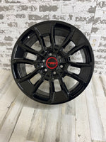 20" W218 Gloss Black Toyota wheels