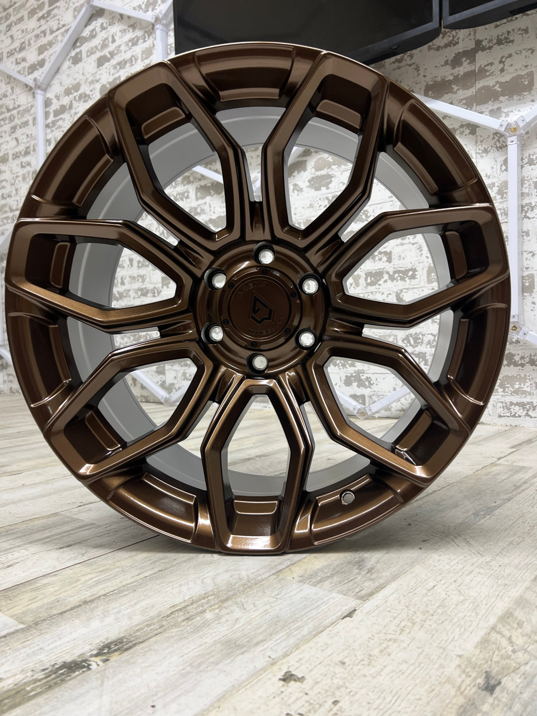 20" ARENA A116 SMOKED BRONZE FOR CHEVY COLORADO D-MAX S10 SILVERADO TAHOE SUBURBAN FORD BRONCO RANGER GMC CANYON YUKON NISSAN TITAN TOYOTA 4RUNNER FJ CRUISER  TACOMA TUNDRA