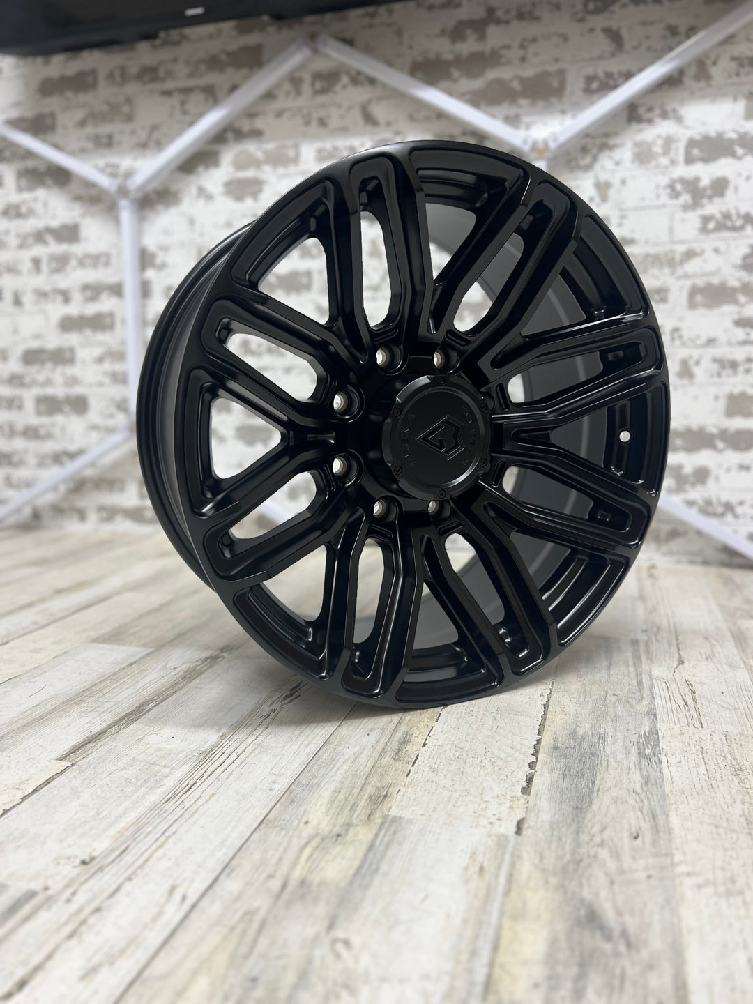 20" ARENA SUPREME A111 SATIN BLACK FOR CHEVY SILVERADO 2500 2500HD 3500HD GMC SIERRA 2500HD 3500HD
