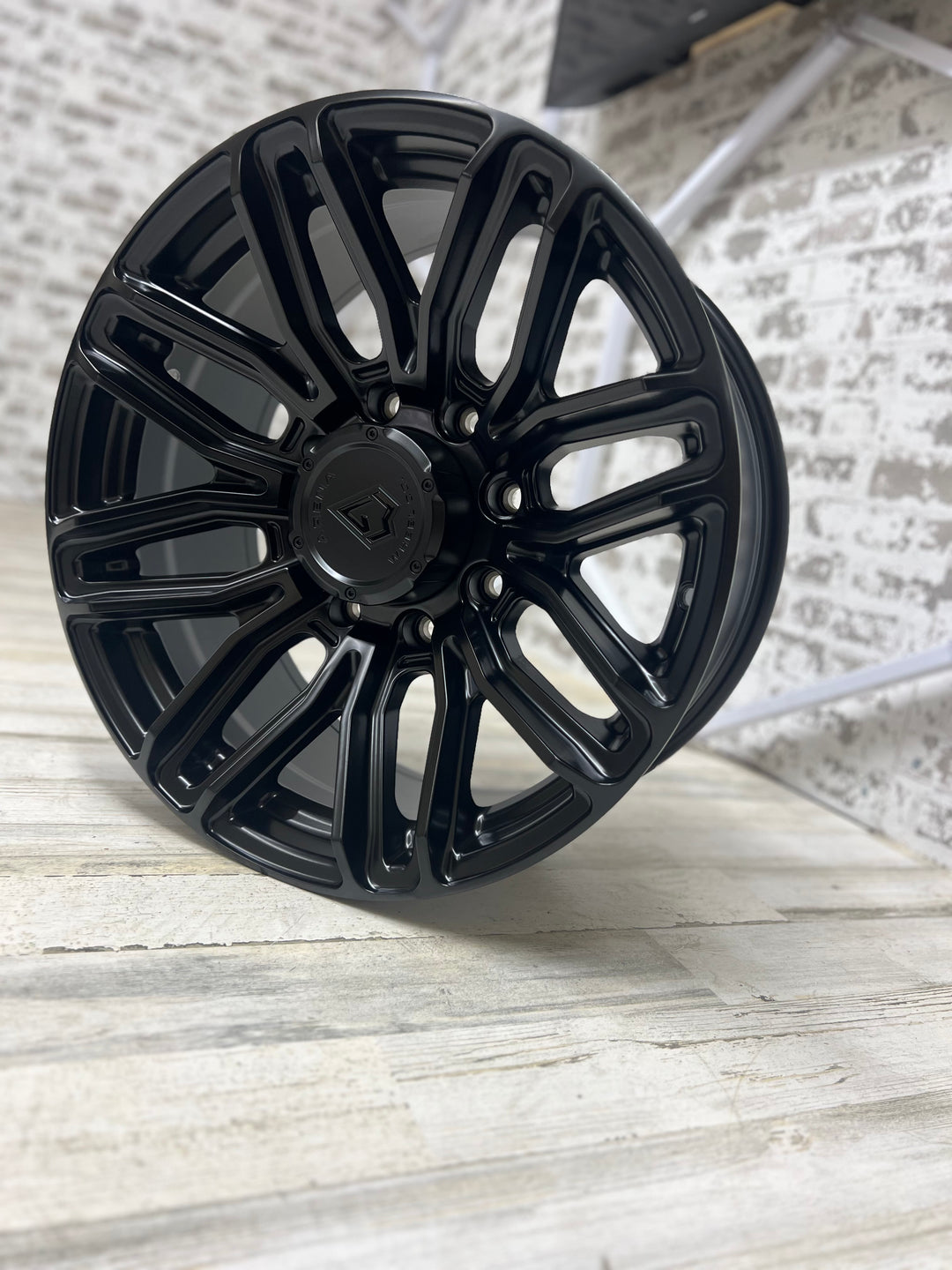 20" ARENA SUPREME A111 SATIN BLACK FOR CHEVY SILVERADO 2500 2500HD 3500HD GMC SIERRA 2500HD 3500HD