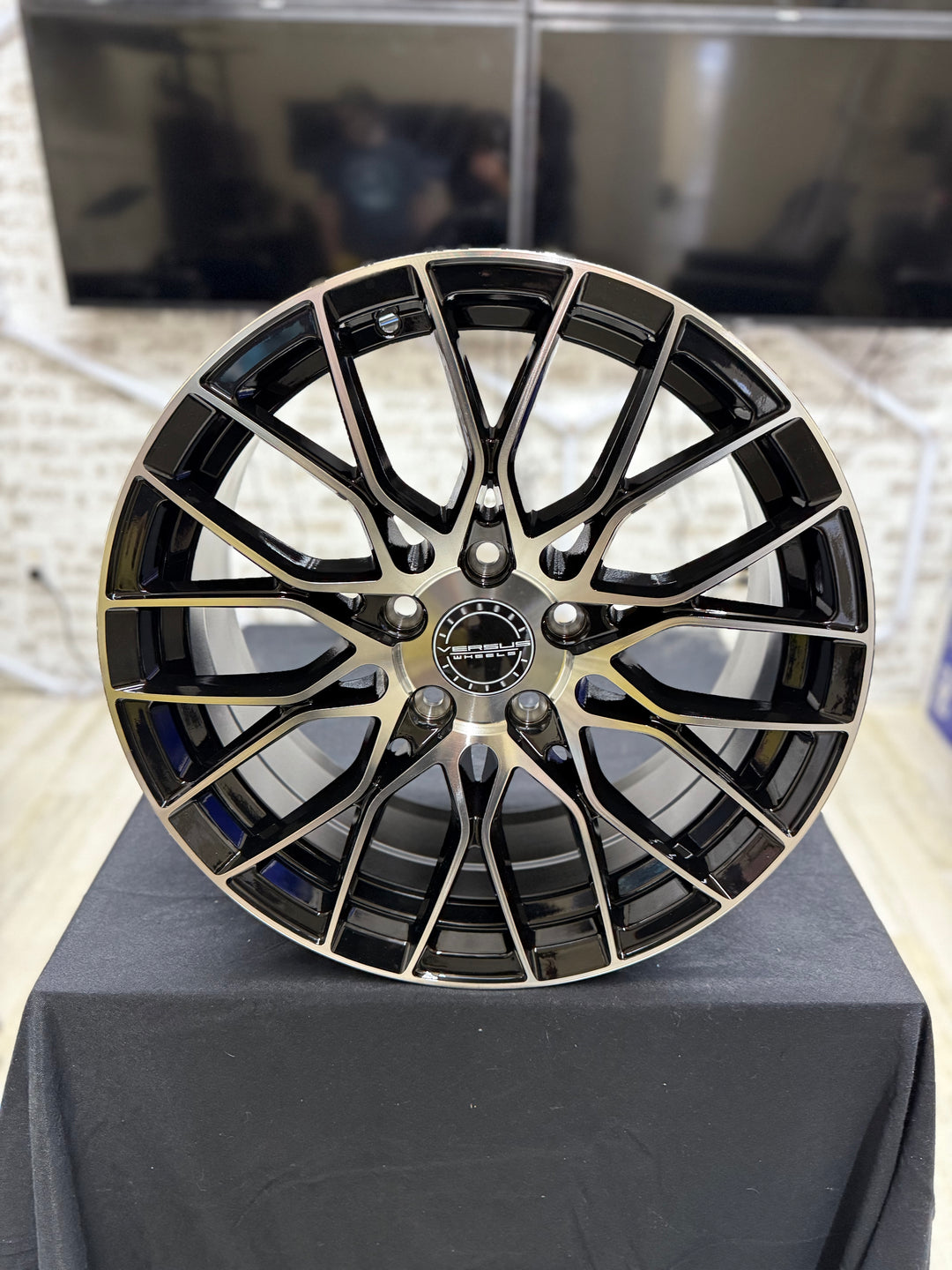 17" 5x114.3 Versus Racing VS442 - fits most Honda, Nissan , Toyota, Hyundai, Kia, Lexus, mustang , newer Malibu