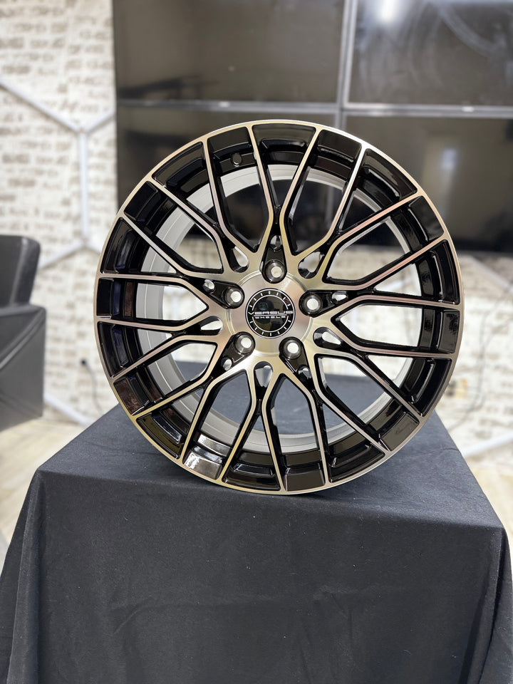17" 5x114.3 Versus Racing VS442 - fits most Honda, Nissan , Toyota, Hyundai, Kia, Lexus, mustang , newer Malibu