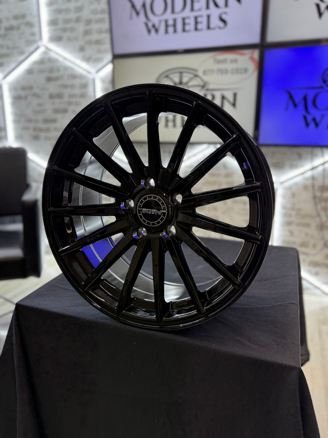 17" Versus Racing VS74 5x114.3  fits most Honda, Nissan , Toyota, Hyundai, Kia, Lexus, mustang , newer Malibu Nissan