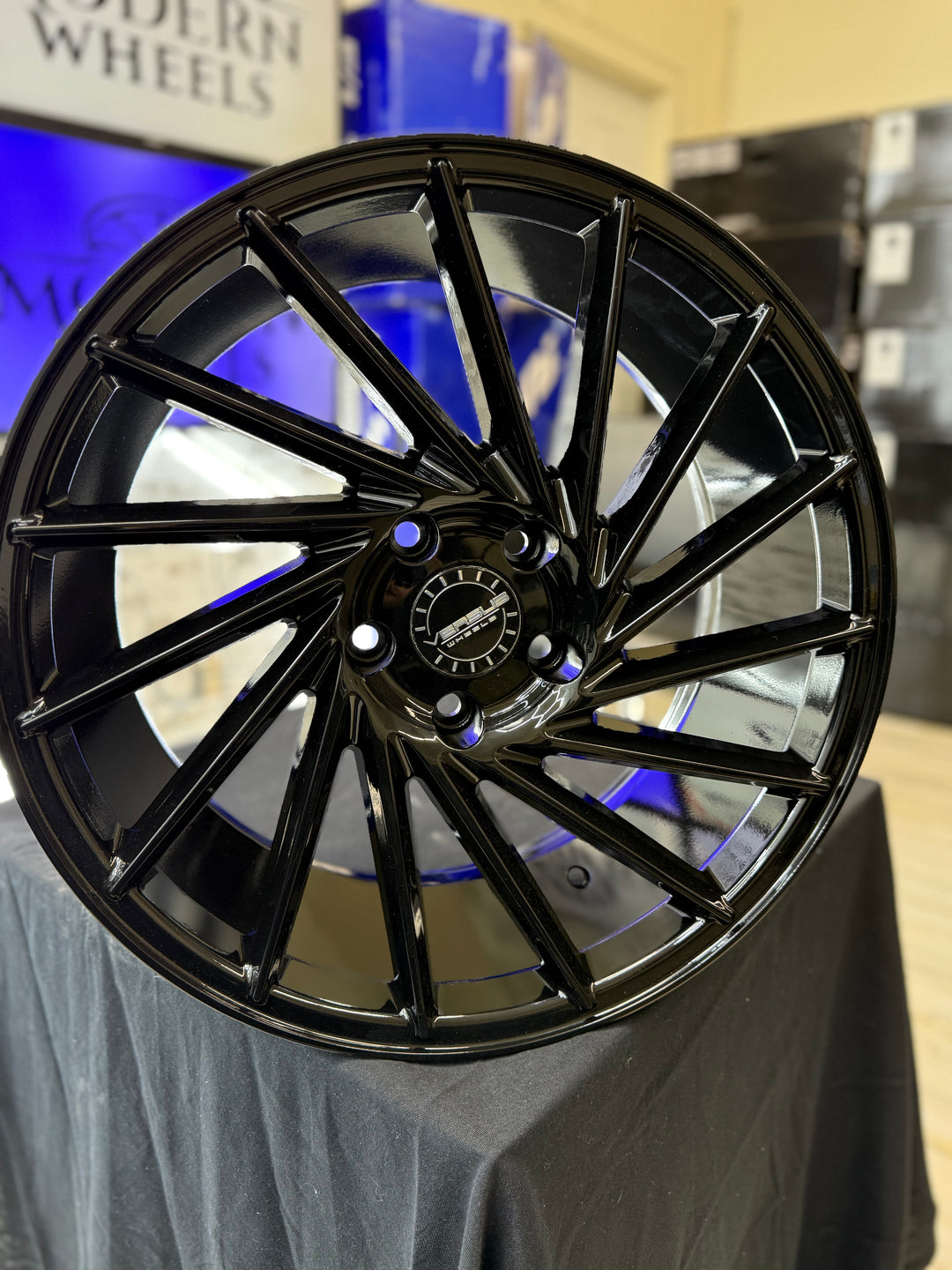 18" 5x114.3 Versus VS32 BLACK FOR TOYOTA CAMRY AVALON LEXUS ES GS IS300 IS350 LS400 RX300 GENESIS G70 G80 G90 INFINITY G5 G37