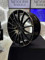 20" 5x114.3 Versus VS11 BLACK Machine Face