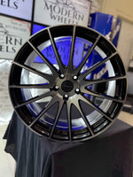 20" 5x114.3 Versus VS11 BLACK Machine Face