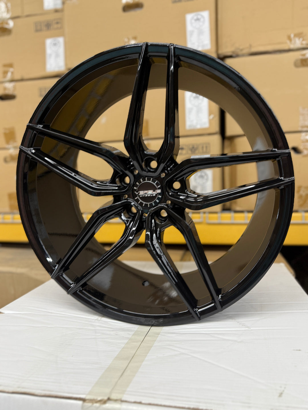 20" 5X114.3 VERSUS VS7371  GLOSS BLACK FOR HONDA ACCORD CIVIC TOYOTA CAMRY PRIUS RAV4 Lexus LS FORD EDGE FUSION MUSTANG ESCAPE EXPLORER KIA K3 K5 K7 K8 SOUL NISSAN ALTIMA ROGUE MAXIMA