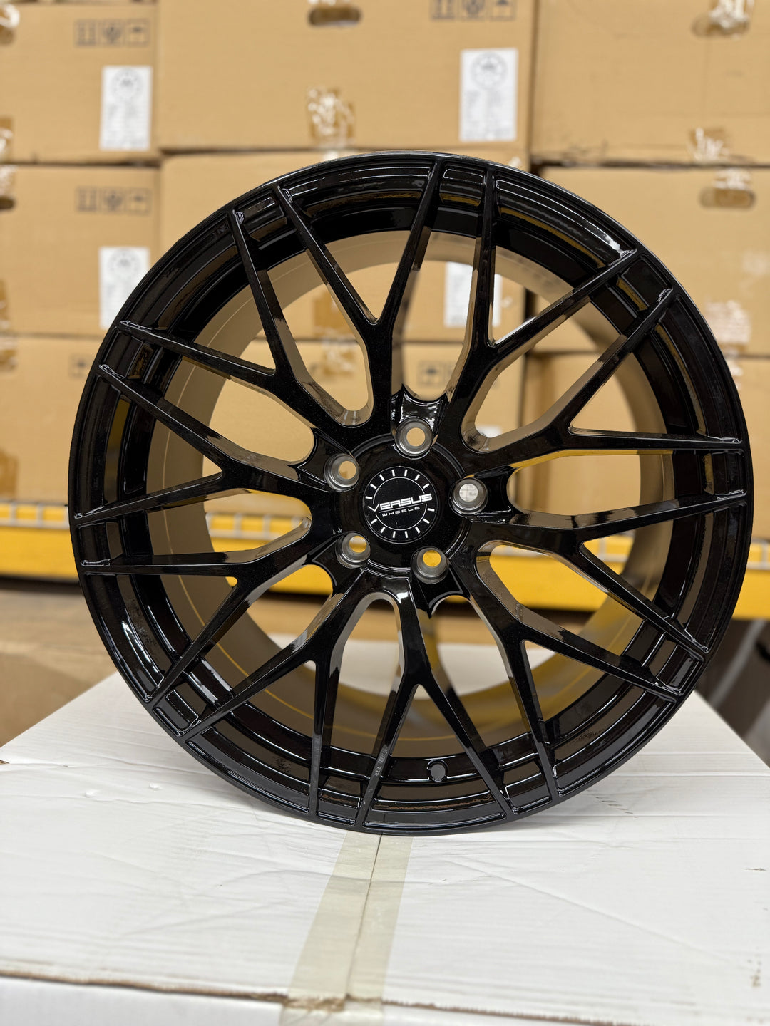 18" 5x108 VERSUS VS24 GLOSS BLACK FOR FORD FUSION ESCAPE ESCORT JAGUAR F-TYPE X-TYPE XF XJ XE LAND ROVER RANGE ROVER EVOQUE