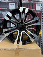 24" Gloss black And Machine GM07
