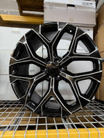 Black And Milled GM09 Snowflakes