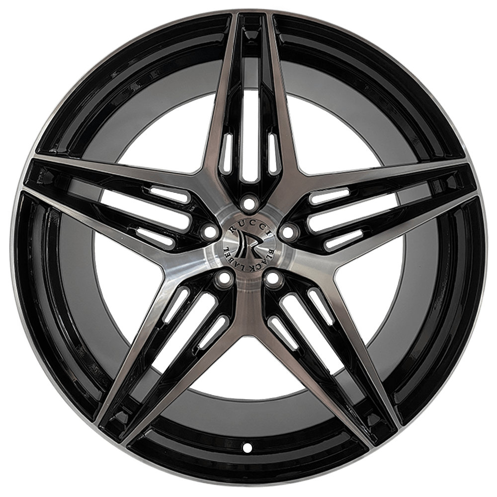 24” RUCCI RBL 240 STAGGERED PACKAGE 5x115 FOR DODGE CHARGER CHALLENGER CHRYSLER 300