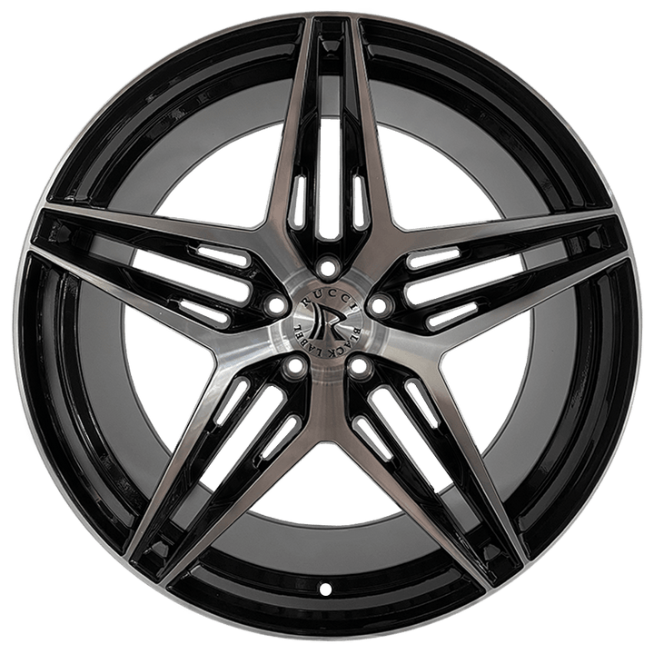 24” RUCCI RBL 240 STAGGERED PACKAGE 5x115 FOR DODGE CHARGER CHALLENGER CHRYSLER 300