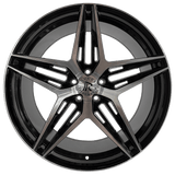 24” RUCCI RBL 240 STAGGERED PACKAGE 5x115 FOR DODGE CHARGER CHALLENGER CHRYSLER 300
