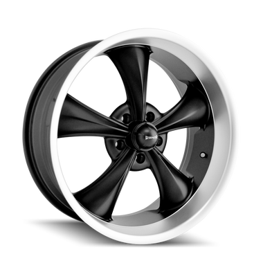 20" 5x5 Full Black/Black and Machine Wheels FITS 5 LUG GMC YUKON CHEVY SUBURBAN SIERRA 1500 C10 OBS TAHOE BUBBLE &amp; DONK CAPRICE IMPALA