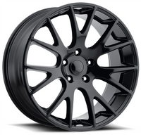 20" Dodge Charger, Challenger SRT Hellcat 218 style wheels in gloss black