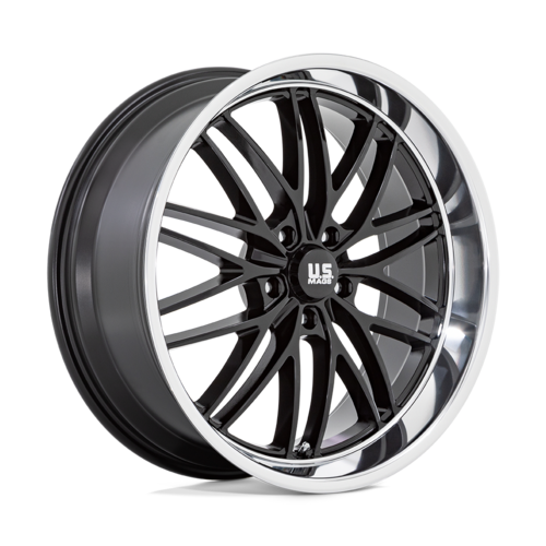 22" Black Wheels 5x5 STAGGERED FITS 5 LUG GMC YUKON CHEVY Truck SUBURBAN SIERRA 1500 C10 OBS TAHOE BUBBLE & DONK CAPRICE IMPALA