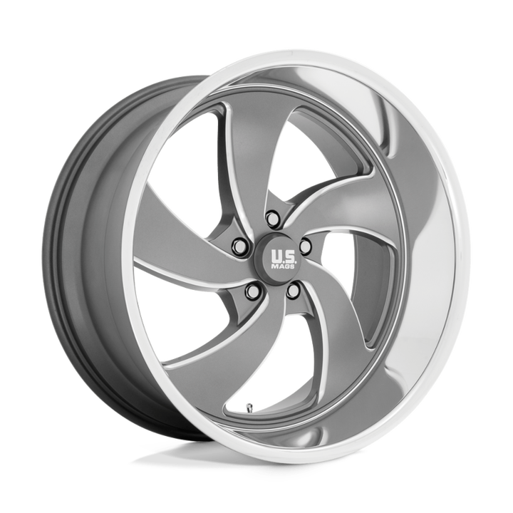 22" Brushed Wheels 5x4.75 5x120 FITS 1960s & 1980s IMPALA 1960s to 1980s CAMARO CHEVELLE CUTLASS MONTE CARLO Chevy S10 BLAZER