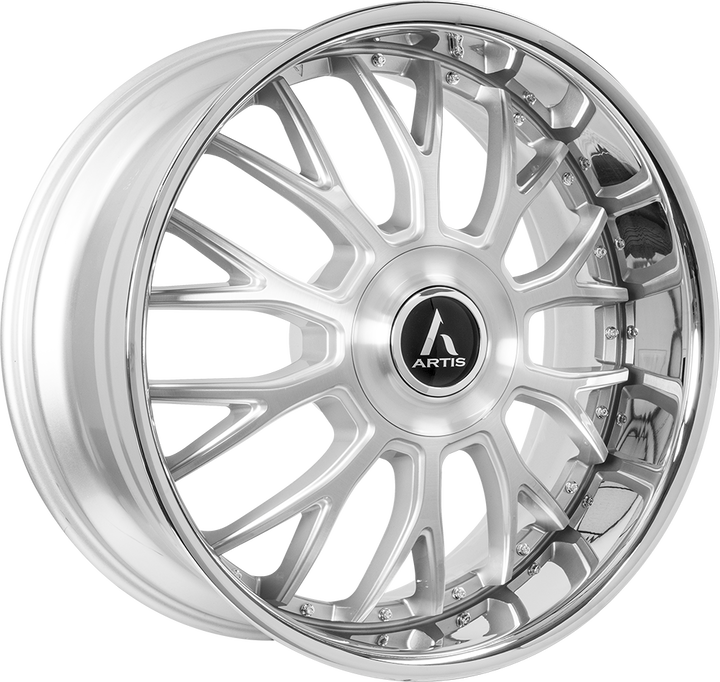 24" 5x108 Silver, Machined, and Brushed Special Order options
