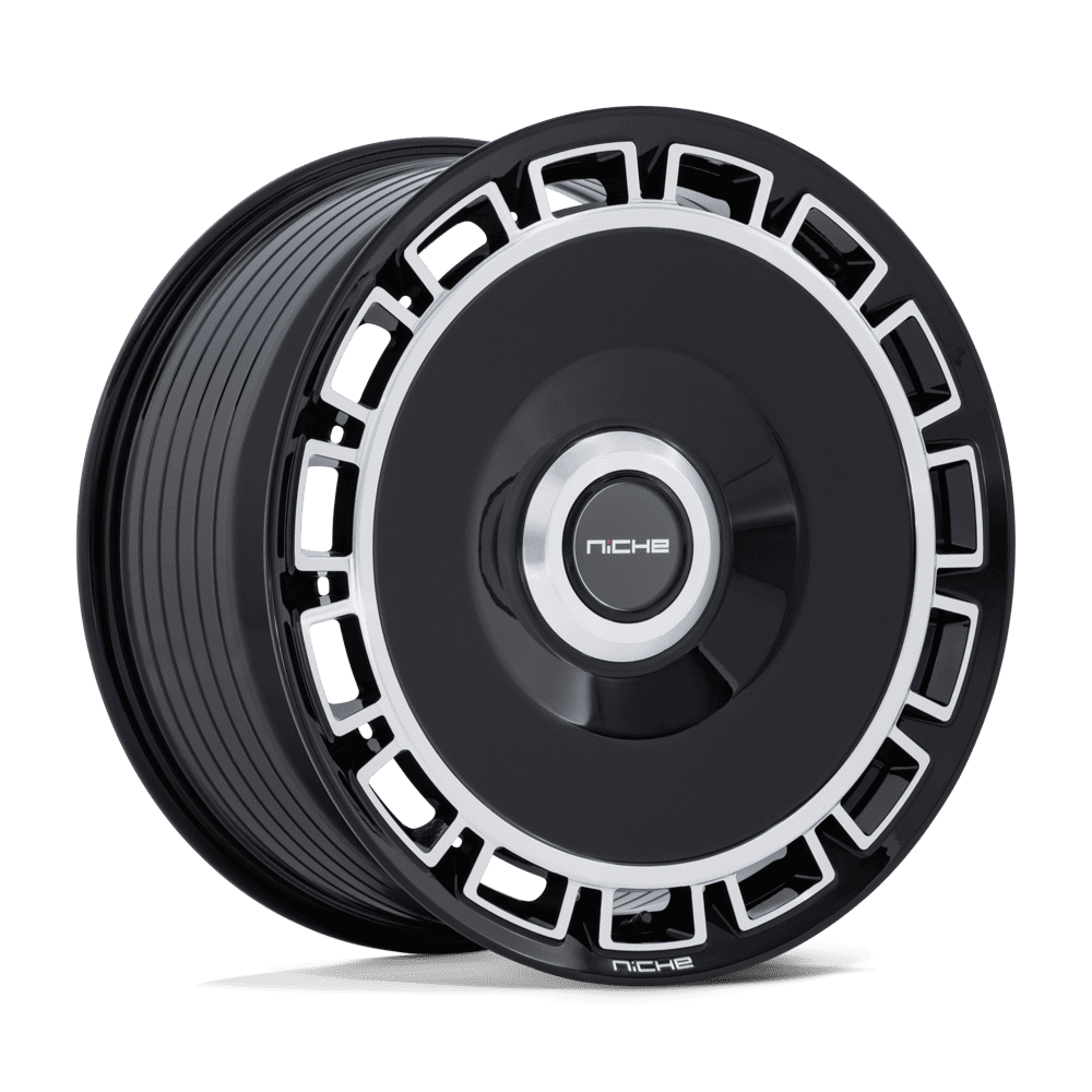 24" Black and Machined 6X139.7 6x5.5 FITS CADILLAC ESCALADE DENALI YUKON CHEVY SILVERADO TAHOE SUBURBAN INFINITY QX80 DODGE RAM 1500 JEEP WAGONEER NISSAN TITAN